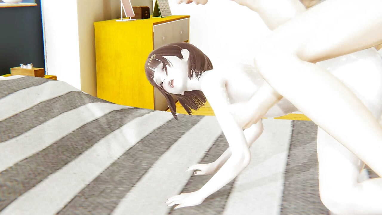 Yaoi - Üvey Babasının Arkadaşı Tarafından Sikilen Seksi Femboy