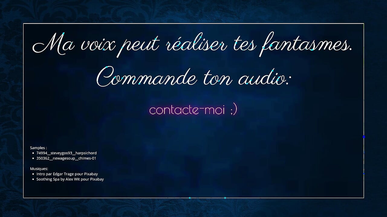 Toca tu pequeño agujero suavemente - instrucciones de paja anal francesa (teaser)