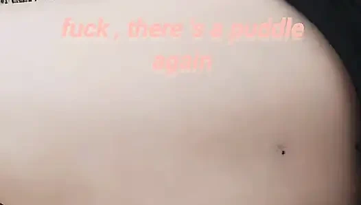 Squirtende haarige muschi, masturbation, große schamlippen