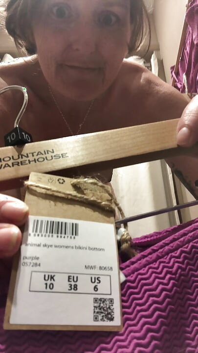 Trying on bikinis as retail therapy after a hairdresser absolutely ruined my hair when I went for a trim!