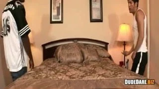 Sexy Hunk Interracial Blowjob