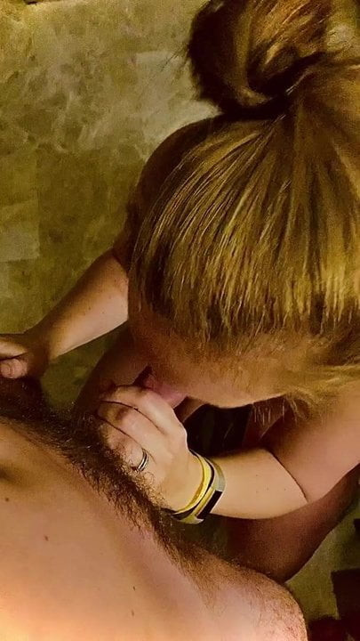 Wife tasty asshole covered in cum