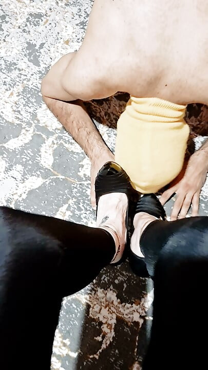 Intense Foot Domination  Broken Slave Worships My Shoes