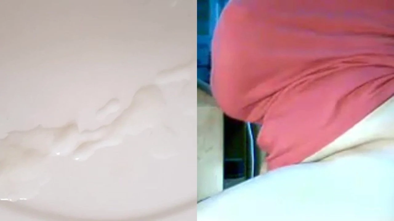 Un grande cazzo che sborra sulle tette di antonella
