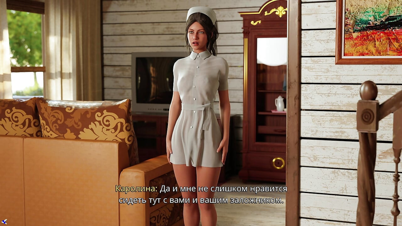 The nurse looked into the patient's underpants, and when he woke up, she could not help herself