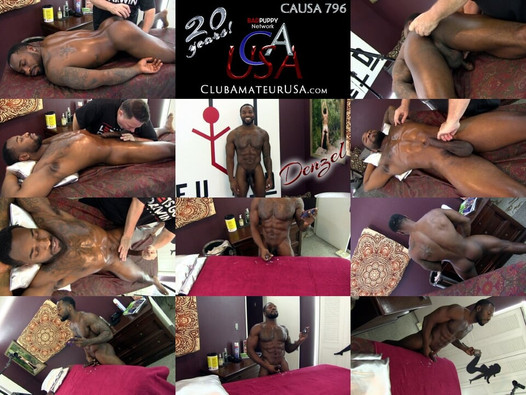 CAUSA 796 Denzel - Complete Scene - 27 - 5'08" - 180# - Black Hair - Brown Eyes - Heteroflexible and Sexploring