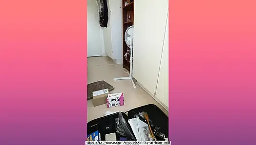 Kinky African MILF's peeing day, 01, part 2 (24:54)