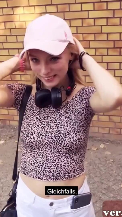 Small 18yo tourist teen seduced in public for real outdoor sex story | Clip 1