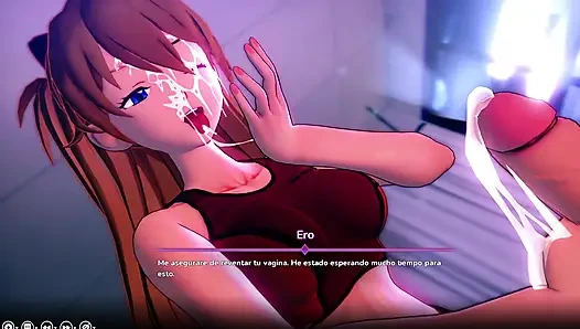 Meine Hentai-Fantasie – Zum ersten Mal Evangelions rosa Muschi ficken