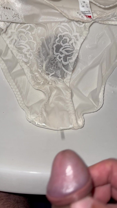 Pee on a random woman's forgotten panties in the toilet