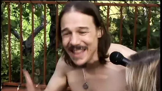 A lean, gorgeous blonde slut gets drilled by a horny dude