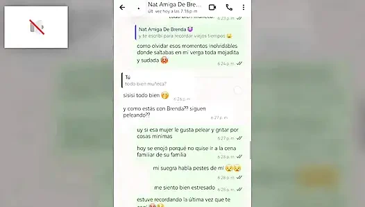 Hot Chat with My Girlfriend's Friend with Happy Final