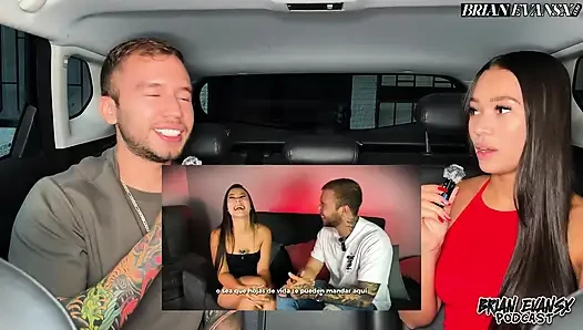 Колумбийская большая попка Daniela Andrea имеет интервью со счастливым окончанием с Брайаном Evansx