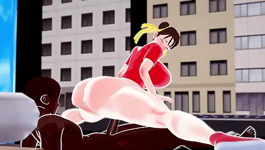 CHUN-LI ТРАХАЕТСЯ С БОЛЬШИМ ЧЕРНЫМ ЧЛЕНОМ И ЗАБЕРЕМЕНЕЕТ