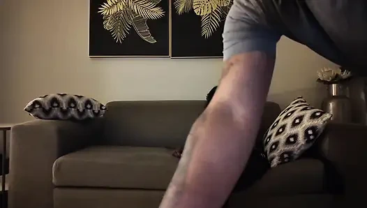 Black Whore Licks Balls While Daddy Facetimes Another Girl