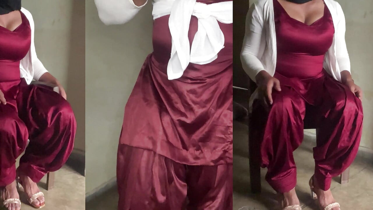 dressing satin silk salwar