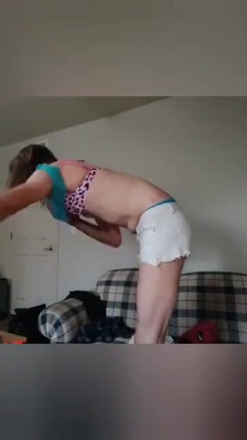 Stylish Crossdresser Outfit Try-On and Tease | Clip 1