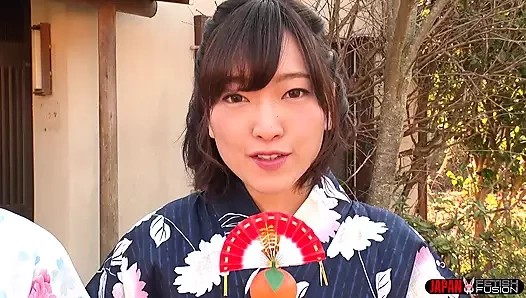 New Year’s Special: Kimono Messy Lesbian Play - Yua Nanami & Amari Hoshi