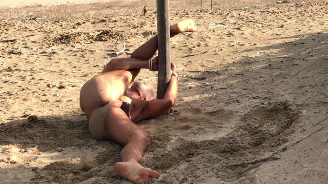 Tied at the beach