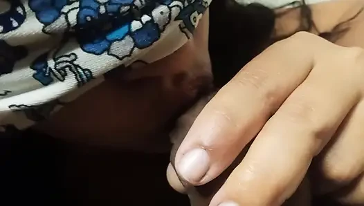 My stepsister is addicted to sucking my penis, she doesn't even give me a break when I'm editing these videos.