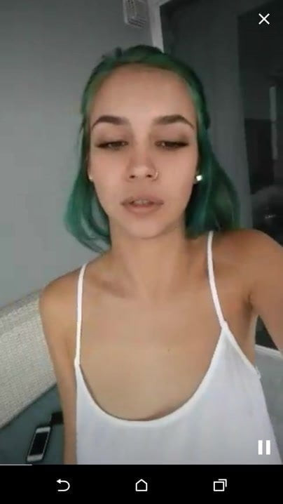 Sexy girl without bra