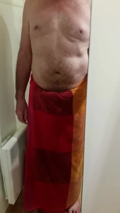 Falling off a towel