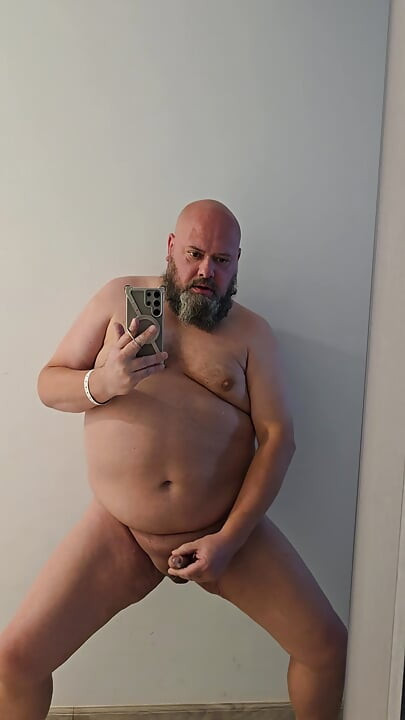 Birthday Hotel Mirror Masturbation
