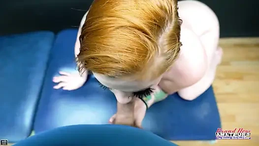 Curvy Brunette Jade Edwards Sloppy Deepthroat and Hard Pussy Pounding!