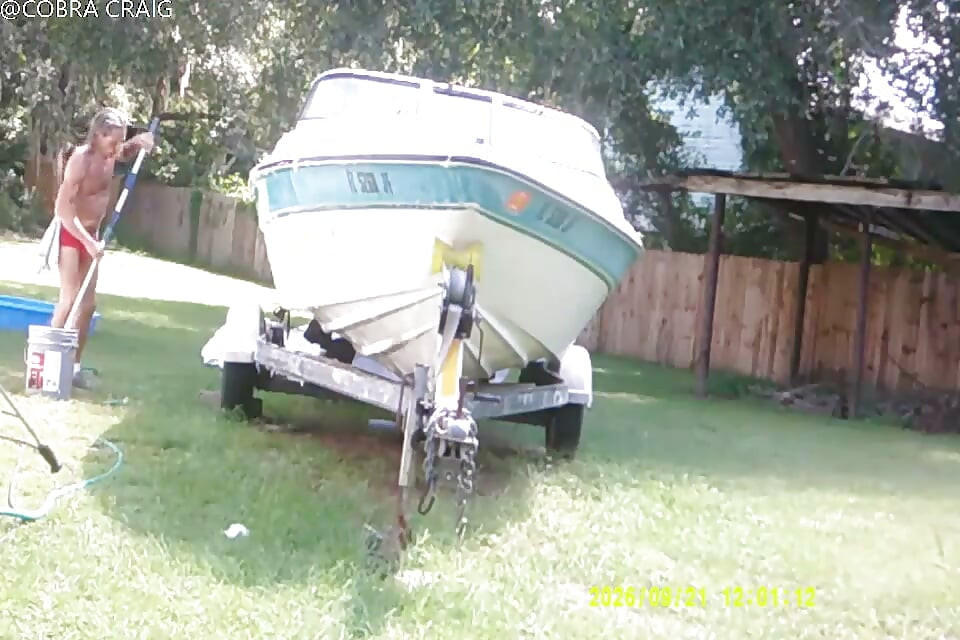 9-21-26 COBRA STARTS THE BOAT THE WHOLE TIME BIT CH ING THE LADY NEXT DOOR IS A HI IQ MORON AND THE LOVE BUGS.