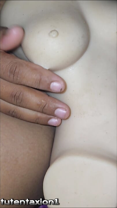 Stepdaughter invites me to fuck her ass and her sex doll's ass