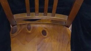 Fucking my chair its a hard wet horny day