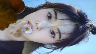 Hyewon cum tribute (with slow-mo)