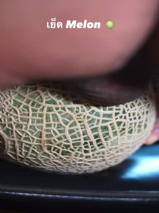 Fuck melon cum inside