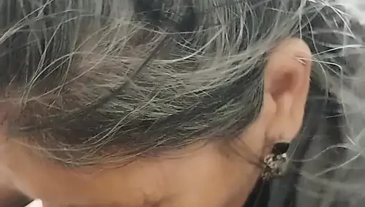Abuela nudista y mamadora