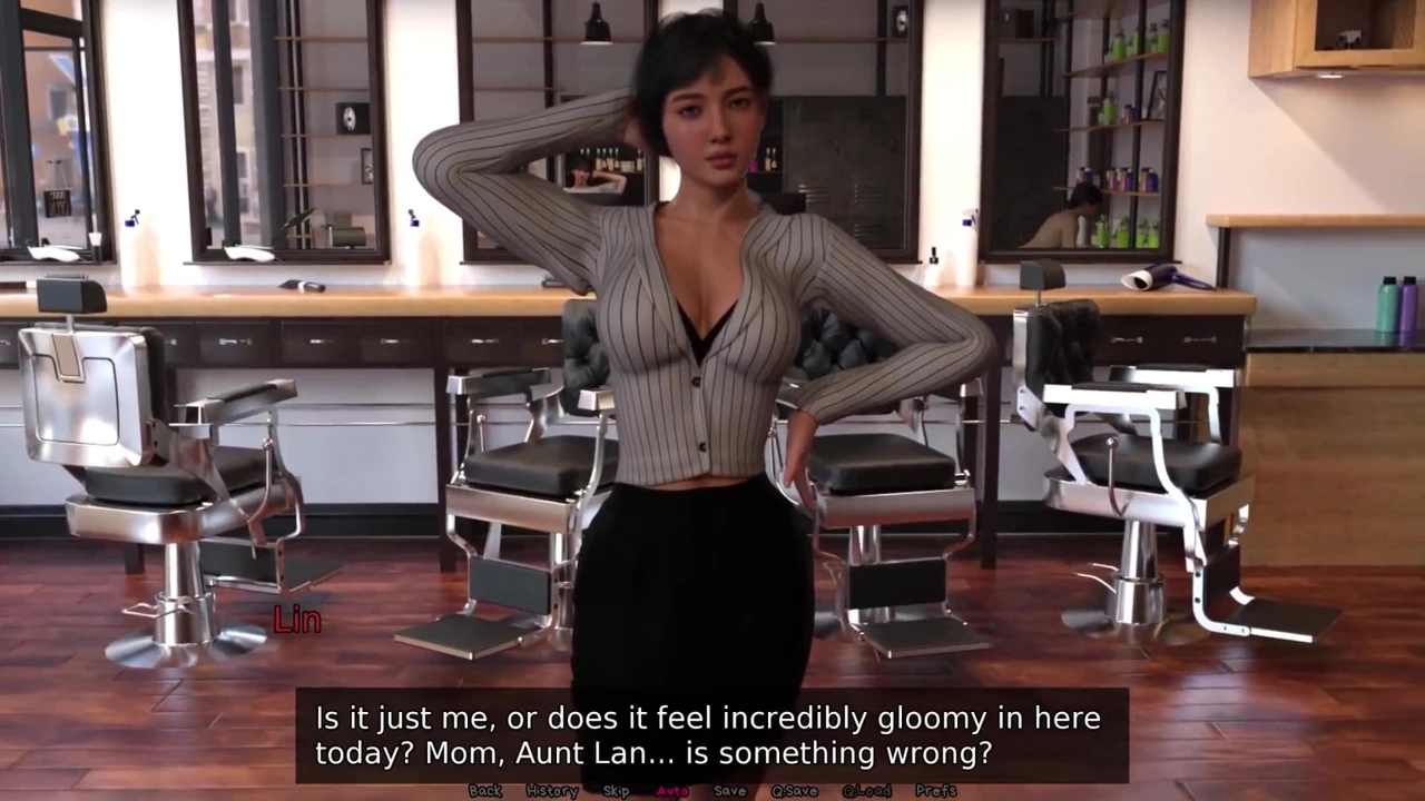 Muscular Guy Fucked Salon's Hot Ladies