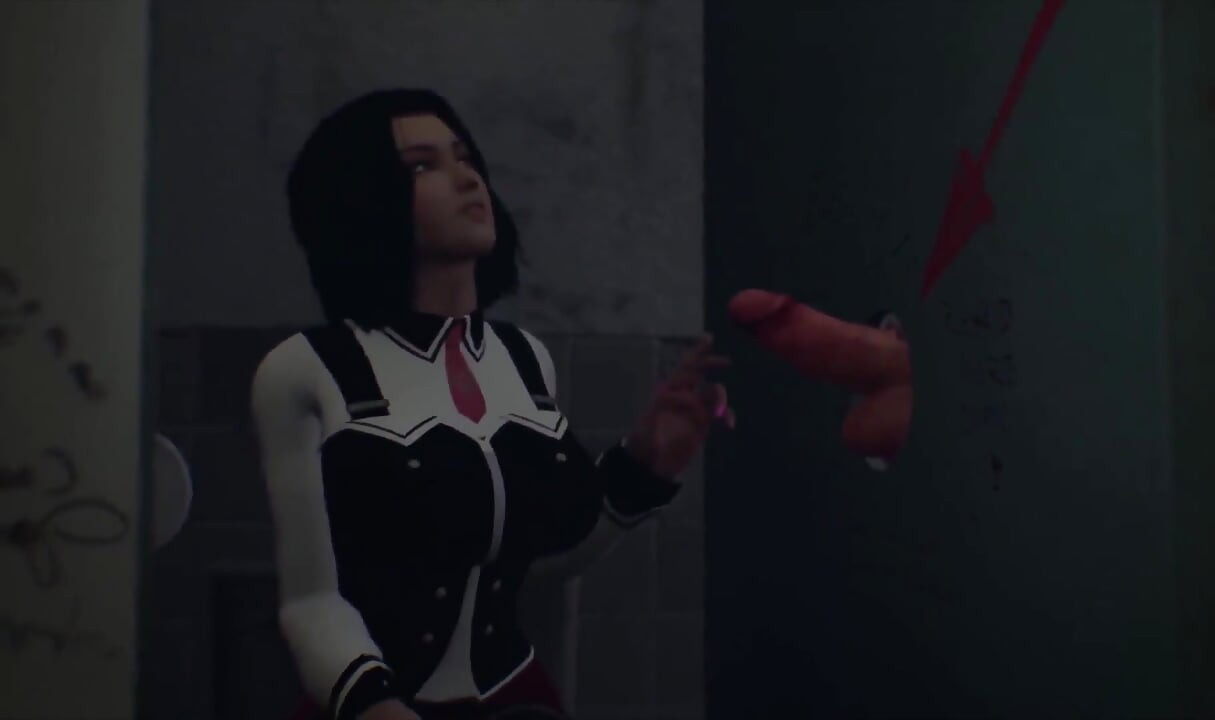 Surprise gloryhole