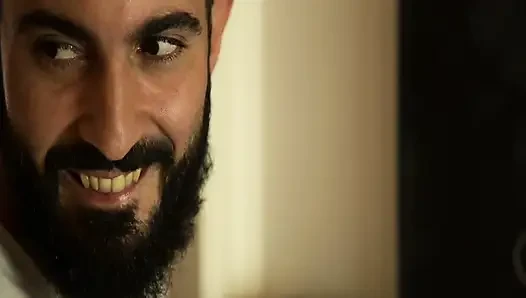 Cute teenage babe is having a great time in the kitchen