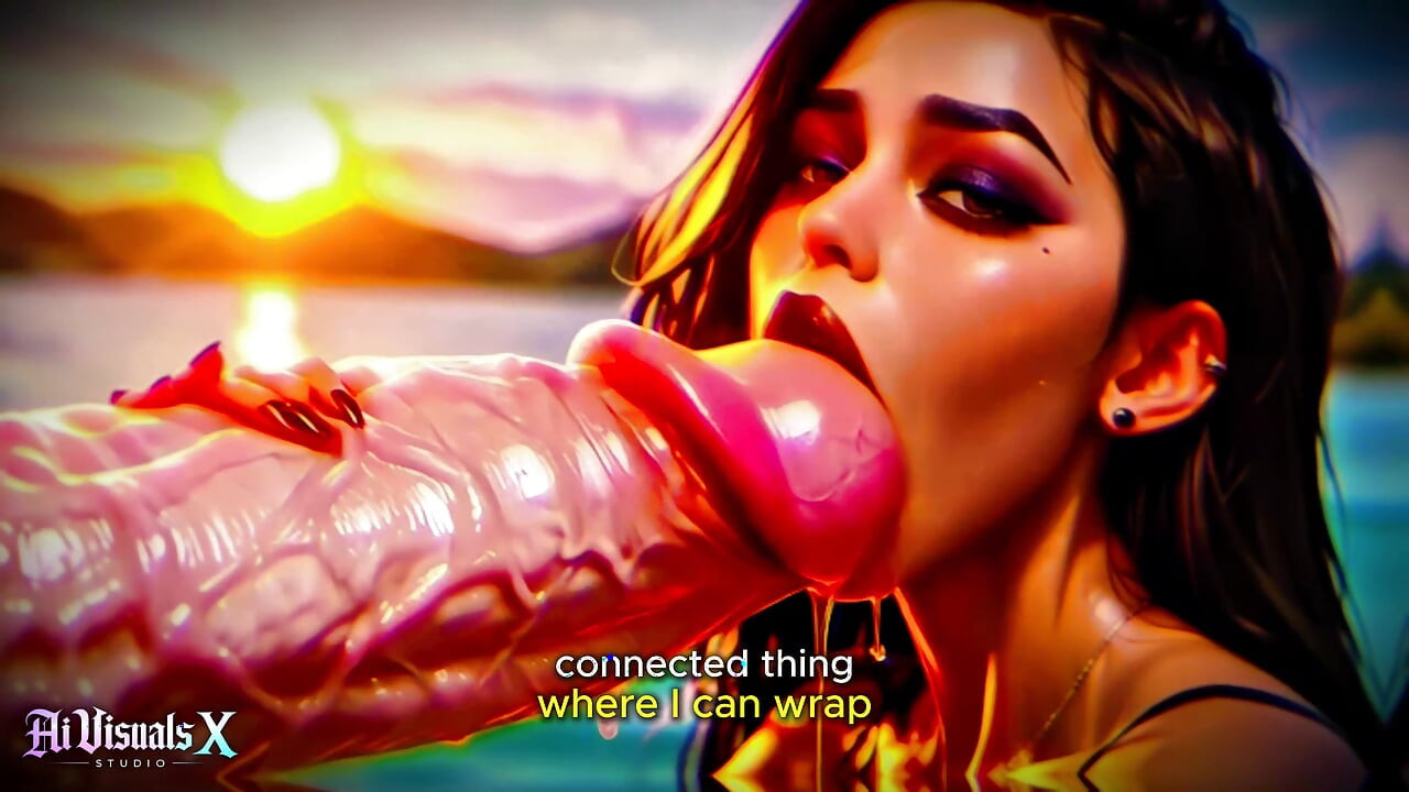 (4k) PHIM HOẠT HÌNH KHIÊU DÂM AI 3D - Baddie Latinh tôn thờ con cu to trắng (ASMR đa chủng tộc) - AI Visuals X