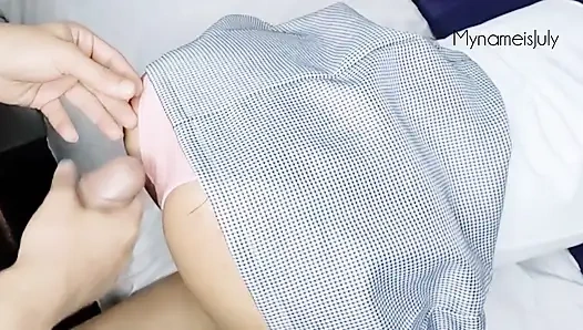 Little Thai Schoolgirl: Daddy, a man came into the room!