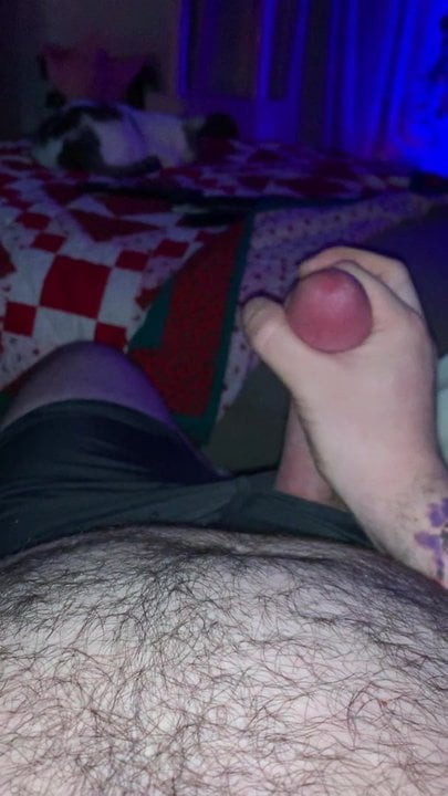 Jerking my cock