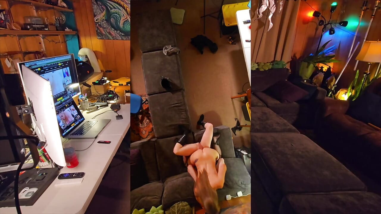 Busted by Step-son!! Step-mom Gets Caught Watching Step-porn!