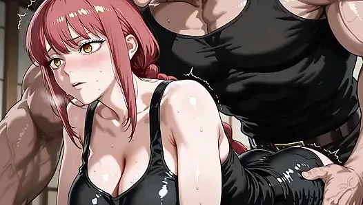 Yujiro (baki) x makima (cm)