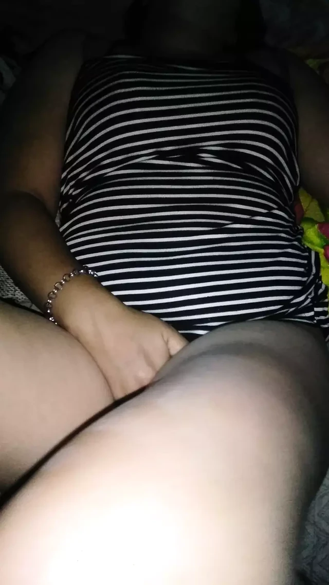 Playing around with my striped dress on
