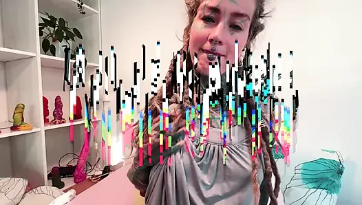 Sexy dreadhead tätowiertes mädchen wird gefickt und privat mit sperma bedeckt