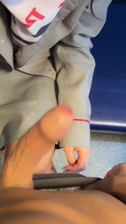 Must-share moment from "Train Conductor Caught Passenger Jerking Off, But Wasn't Confused and Jumped on His Cock"