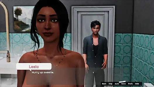 Indian Cheating Stepmom Washing Stepson Cock In Bathroom