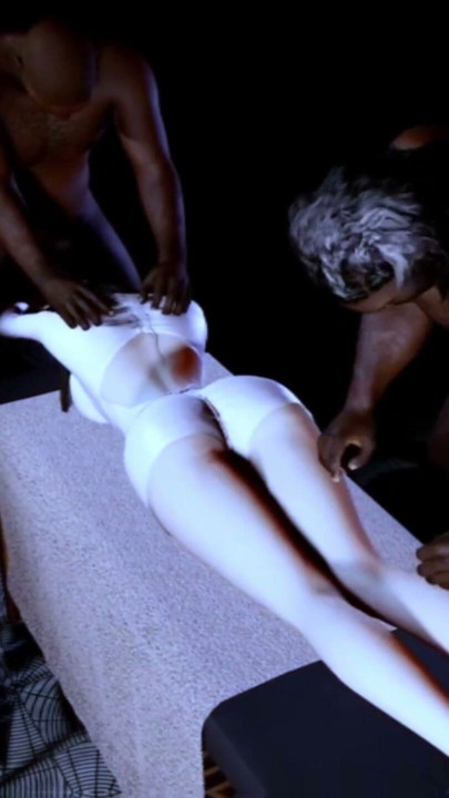 Güzel bayan iki büyük zenci yarağıyla üçlü seks yapıyor (bölüm 01) - hentai sansürsüz 3d v110 | Klip 1