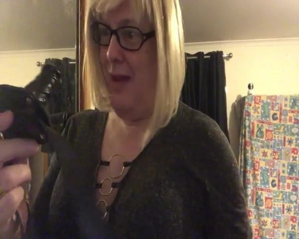 Girl with large penis gag