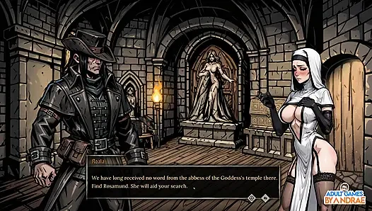 Sexorcism: Lust Confession Gameplay Part 5 – Abbess Roala Boss Fight & Inner Sanctuary Battle