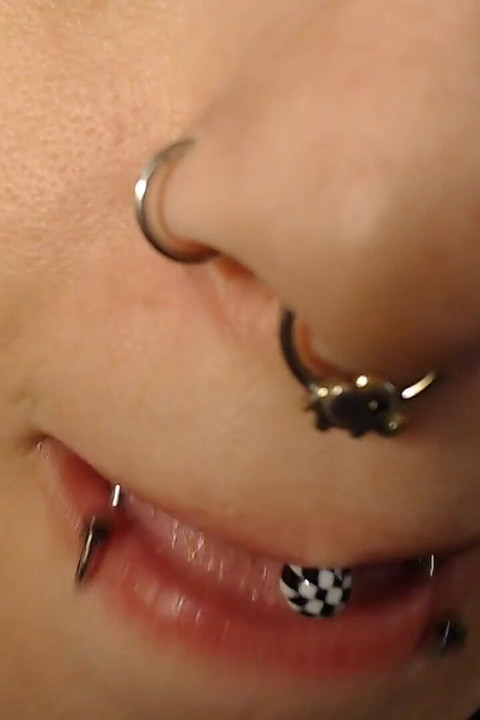 6 Piercings Time to Play Closeup